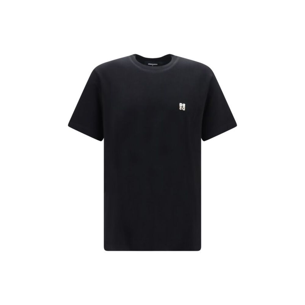 Dsquared2 Men Metal D2 Cotton T-Shirt